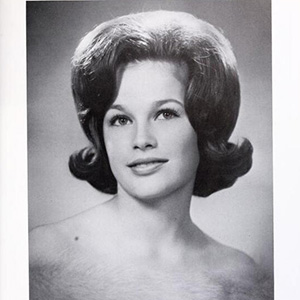 Glamour shot of a women found in the 1968 Calyx.  