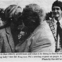 Dr. Shillington again kissing the homecoming queen, this time with an uncomfortable caption.