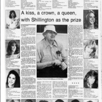 The Ring-Tum Phi publishes a in-depth coverage of girls who are in the race for homecoming court, complete with all of their headshots. In the middle, a picture of the elderly Dr. Shillington as their (probably unwanted) prize.